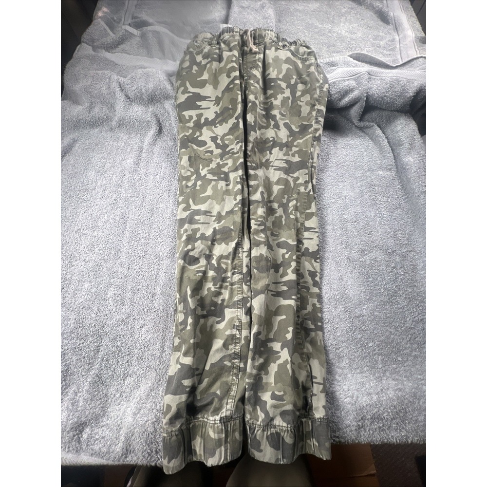 Levis Camouflage Joggers Boys Size Large 28x29 Elastic Drawstring Cuffs Cotton